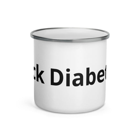 F*ck Diabetes Enamel Mug