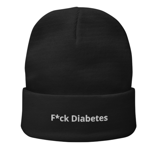 F*ck Diabetes Embroidered Beanie